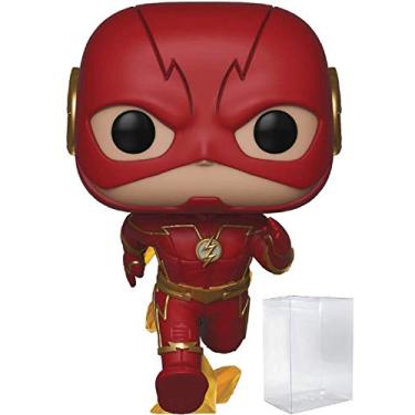 Imagem de POP Flash TV Series - The Flash [Running] Funko Pop! Vinyl Figure (Bundled with Compatible Pop Box Protector Case) Multicolored 3.75 inches