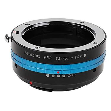 Imagem de Adaptador de montagem de lente Fotodiox Pro, lente Yashica 230 AF para montagem de câmera sem espelho Canon EOS M (EF-m) com seletor de controle de abertura da lente