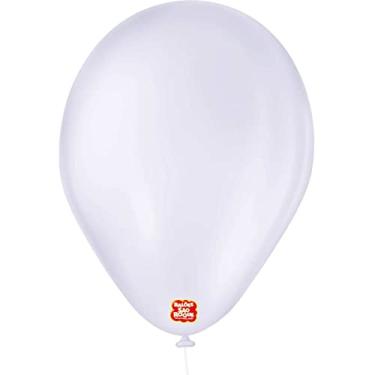 Imagem de Balão Redondo, São Roque, Número 7, Candy Colors, Lilás, Pacote com 25