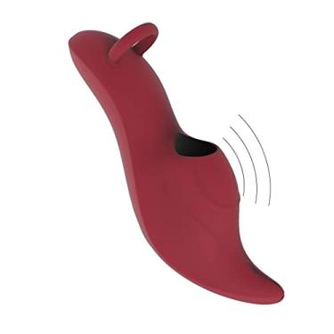 Imagem de Vibradores Dedo Feminino de Silicone Brinquedo Sexual Para Massagem do Ponto G 10 Vibrações Zatla (Vermelho)