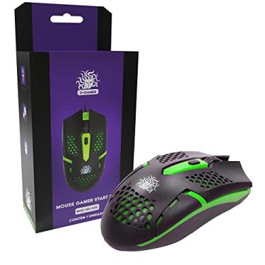 Imagem de 5+ Mouse 5 Gamer Start 2.0 - Preto/Verde,