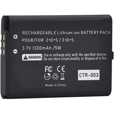 Imagem de 1 pacote de bateria 3.7V 1300mAh CTR-003 para console de jogos Nintendo 3DS 2DS