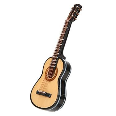 Imagem de Adesivo de geladeira, ornamento em forma de guitarra acessório decorativo tridimensional de geladeira 10 cm para decorações de geladeira