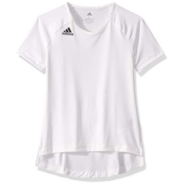 Imagem de Adidas Unisex-Teen Hi Lo Jersey, White/Black, Large