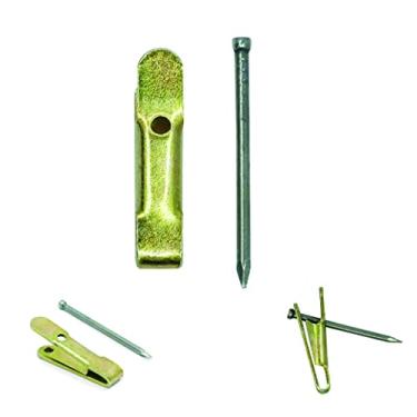 Imagem de Conjunto de ganchos e pregos de substituição para pequenos ganchos de parede – Pacote com 5 – Suporta 13,6 kg