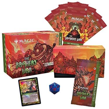 Imagem de Magic: The Gathering - Pacote de Presente de A Guerra dos Irmãos | 8 boosters da coleção | 1 booster de colecionador | acessórios - Inglês