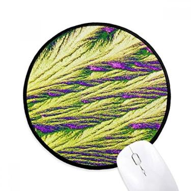 Imagem de DIYthinker Palhetas Cluster Papel de Parede Cor Pena Mouse Pad Desktop Escritório Tapete Redondo para Computador