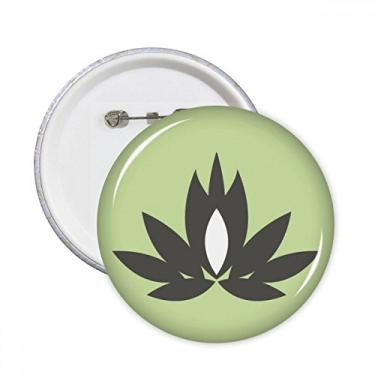 Imagem de Cultura Lotus China padrão pinos redondos crachá botão emblema acessório decoração 5 peças