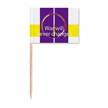 Imagem de War Will Never Changes Art Deco Presente Fashion Palito de Dentes Marcadores Decoração de Festa