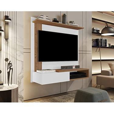 Imagem de Painel TV até 32 polegadas Dalas com porta Branco/Freijó - JM Cazza dos móveis
