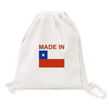 Imagem de Mochila de viagem feita no Chile Country Love Canvas com cordão