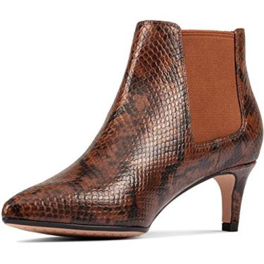 Imagem de Clarks Laina55 Boot 2 Dark Tan Snake 6.5 B (M)
