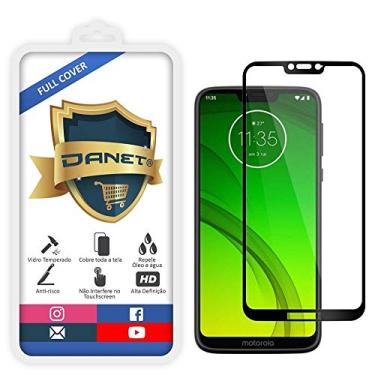 Imagem de Película De Vidro Temperado 3D Full Cover Para Moto G7 Play Tela 5.7 - Proteção Blindada Que Cobre Toda A Tela (Preta) - Danet