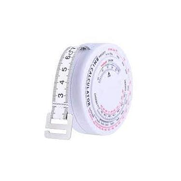 Imagem de Trena Fita Métrica Corporal Com Índice Imc E Disco Retrátil
