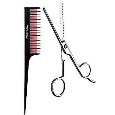 Imagem de COMBO TESOURA PARA DESBASTE + PENTE PARA DESFIAR MARCO BONI