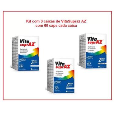 Imagem de Kit Com 3 Suplemento Vita Supraz 60Cpr - União Química