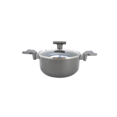 Imagem de Caçarola Sartin Grafite Alumínio 22 Cm Mimo Style Ps22Cg