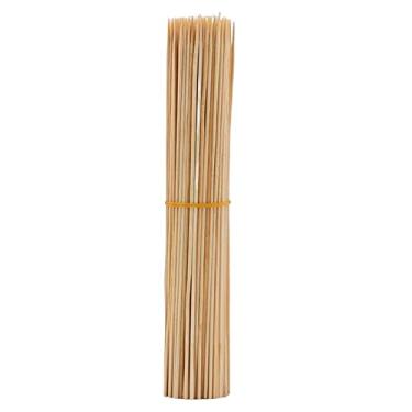 Imagem de Generic 100x Espetos de Bambu Espetos de Churrasco Utensílio de Churrasco Utensílios de Cozinha Simples de Usar Acessórios Espetos de Madeira para Grelhar, 35CM