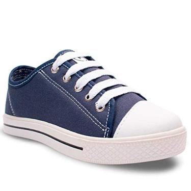 Imagem de Tenis Infantil Menina Menino Casual Masculino Feminino Moda Star 11.21 (Marinho, BR, Criança de 4 a 8 anos, Numérico, 32)