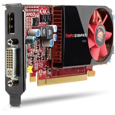 Imagem de ATI FirePro V3800 512MB DVI/DisplayPort PCI-Express Workstation Low Profile Video Card HP 608886-001
