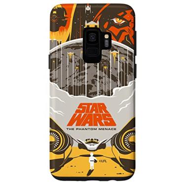 Imagem de Capa para pôster do filme ilustrado Star Wars The Phantom Menace para Galaxy S9