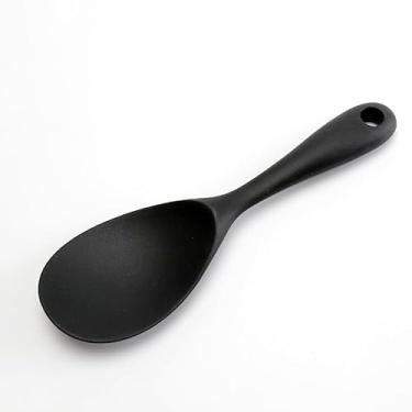 Imagem de Colher Silicone Utensílio para Panela Arroz Mexer Ovo Molho Sopa