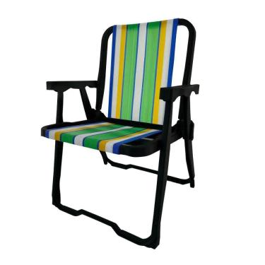 Imagem de Cadeira de Praia Camping Varanda Polipropileno 100kg Antares
