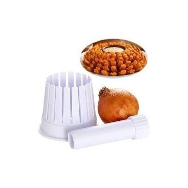 Imagem de MAQUINA DE CORTAR CEBOLAS CORTADOR E FATIADOR VEGETAIS E FRUTAS ONION BLOSSOM MAKER