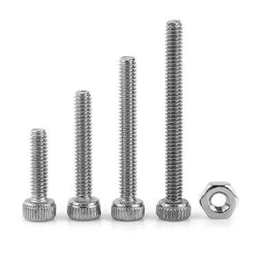 Imagem de Kit de Sortimento de Parafusos e Porcas, 480 Peças M2 M3 M4 de Aço Inoxidável Ss304, Parafusos de Cabeça Sextavada e Fixador de Porcas