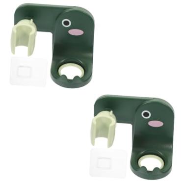 Imagem de OSALADI 2 Peças Suporte De Chuveiro De Mão Mangueira De Chuveiro Suporte De Montagem Na Parede Suporte De Varinha Dispensador De Shampoo Suporte De Garrafa Cabeça De Montagem Na Parede