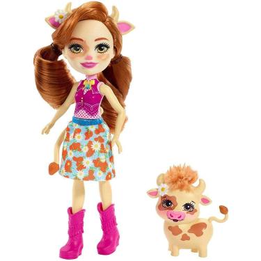 Imagem de ENCHANTIMALS CAILEY COW DOLL &amp; CURDLE FIGURE