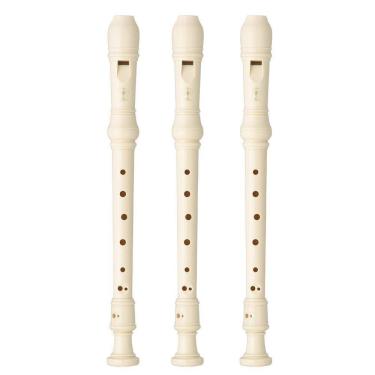 Imagem de Kit 3 Flautas Doce Soprano Germânica Em C YRS-23 Yamaha