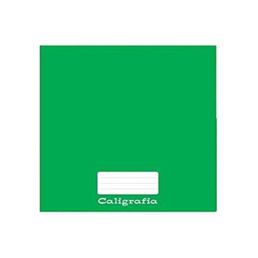 Imagem de Caderno de Caligrafia, Tamoio, Capa Dura, Liso, Brochurão, Verde, 48 Folhas, 2117