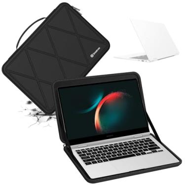 Imagem de Smatree Capa protetora rígida de EVA compatível com Samsung Galaxy Book 5/4/3 360 de 15,6 polegadas, para laptop Samsung Galaxy Book 2 Pro 360 de 15,6 polegadas, à prova d'água e capa rígida