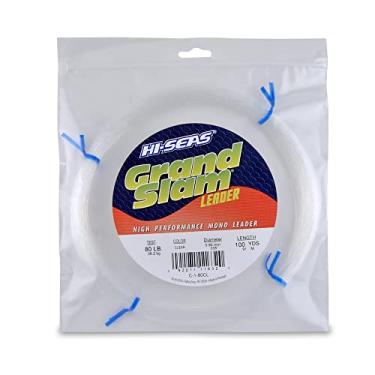 Imagem de Hi-Seas, Grand Slam Monofilament Leader, Transparente, 91,4 m, Teste de 36,3 kg