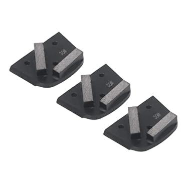 Imagem de Sapatas de Moedura do Diamante, Bloco de Moedura do Diamante da Grão 30 da Superfície Lisa de 3 Pces para o Concreto