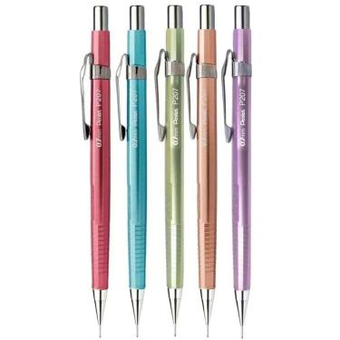 Imagem de Kit 5 Lapiseira Sharp Metalica Pentel
