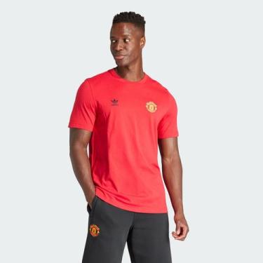 Imagem de Camiseta Manchester United Essentials Trefoil - Adidas