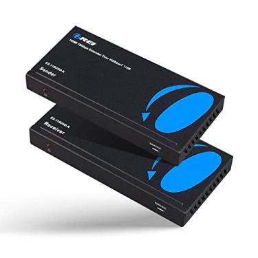 Imagem de OREI Extensor HDMI sobre Cat6 - 4K a 60Hz, HDBaseT, IR Bidirecional, Alimentação sobre Ethernet, Controle RS-232, Extrator de Áudio, Compatível com TV, Monitor, Notebook e Console de Jogos
