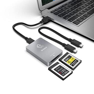 Imagem de Sintech Leitor de cartão CFexpress/XQD, USB 3.1 Gen 2 10Gbps CFexpress B, adaptador de cartão de memória USB 3.0 XQD
