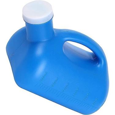 Imagem de Garrafas de acampamento, garrafa de urina, 3000ml grande masculino mictório portátil tampa de parafuso pote boca sem odor masculino potty xixi garrafa coletor viagem toalete