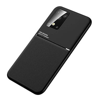 Imagem de Kepuch Mowen Case Capas Placa de Metal Embutida para Samsung Galaxy S20 Ultra/S11+ S11 Plus - Preto
