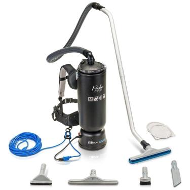 Imagem de Aspirador de Pó Mochila Comercial 9,3L com Filtro HEPA e Acessórios Premium, 110V 1100W, Prolux, Preto