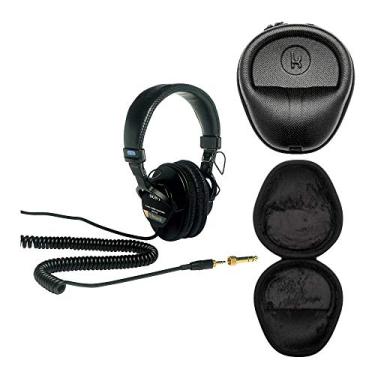 Imagem de Sony MDR7506 Fone de ouvido profissional de diafragma grande com capa rígida Knox Gear (2 itens)