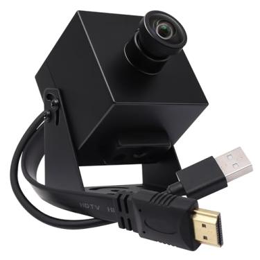 Imagem de SVPRO Webcam 4K - Saída dupla USB HDMI para computador/monitor/projetor/TV, webcam de segurança H.264 de transmissão sem distorção de grande angular