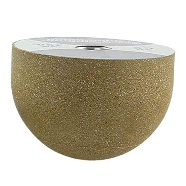 Imagem de Milageto Pedra rebolo redondo cabeça de moagem acessórios ferramenta rotativa substituir peças ferramenta abrasiva esmeril, 200 grão