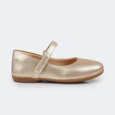 Imagem de Sapatilha Infantil Pampili Bailarina Dourado Nova-Feminino
