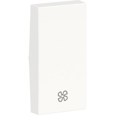 Imagem de Tecla P/ Interruptor/Pulsador Simbolo Ventilador 1 Módulo Branco Orion Cód. S71201304 – Schneider