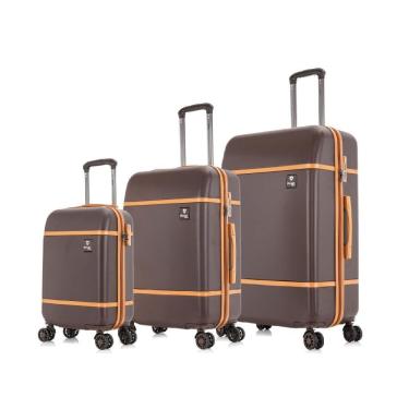 Imagem de Conjunto de malas de viagem PMG Mônaco Swiss Move Marrom