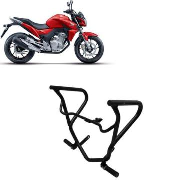 Imagem de Protetor Carenagem Twister 2018 2019 2020 Preto C Pedaleira - MA Motos